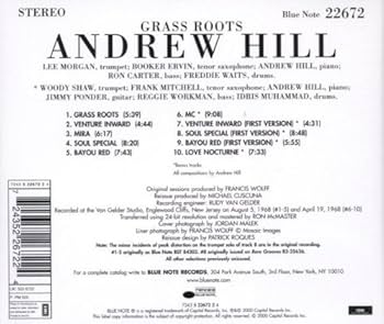 ワールドワイドLP Andrew Hill Grass Roots 602455187697 Blue Note /00400 Grass Roots(LP/180g/STEREO)/ANDREW HILL/アンドリュー・ヒル